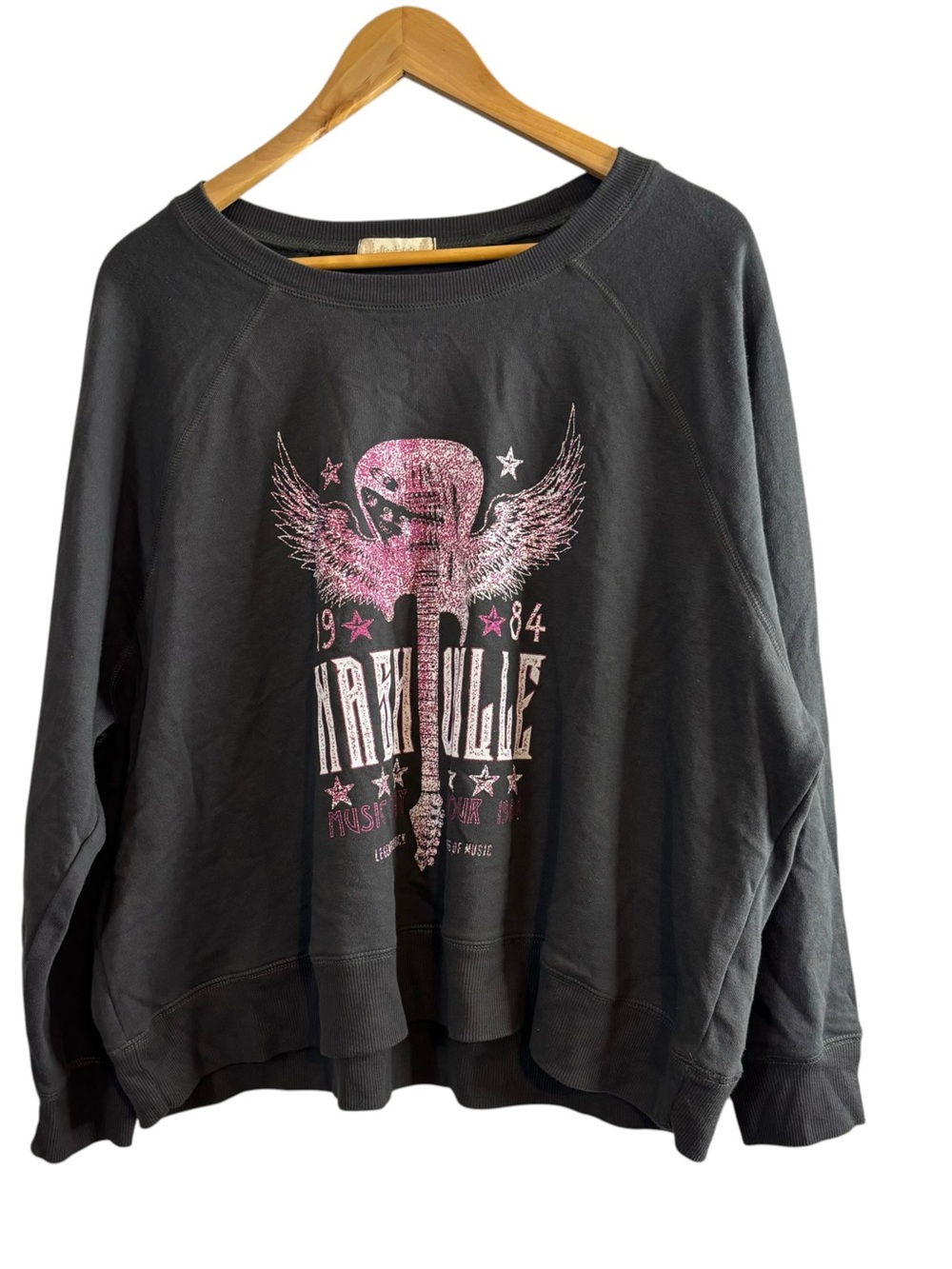 Altar'd State Nashville Music City Tour 1984 sweatshirt Cotton Blend Women Sz L